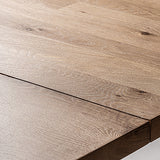 Nara Mango Wood Dining Table Oak Wood Top