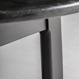 Nara Black Mango Wood Coffee Table Marble Top