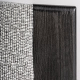 Nara Black Oak Wood Armchair