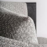 Nara Black Oak Wood Armchair