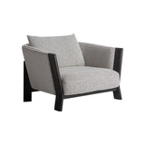 Nara Black Oak Wood Armchair