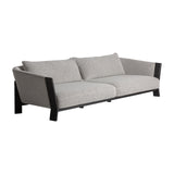 Nara Black Oak Wood Sofa