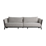 Nara Black Oak Wood Sofa