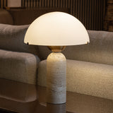 Creamy Marble Table Lamp