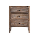 Lahn Firwood Bedside Table Rattan Top