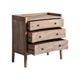 Lahn Firwood Chest of Drawers Rattan Top