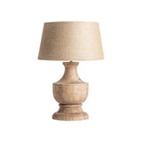 Beyssac Mango Wood Table Lamp Jute Shade
