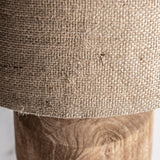 Finja Mango Wood & Jute Table Lamp