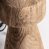Finja Mango Wood & Jute Table Lamp