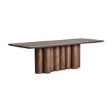 Beke Acacia Wood Rectangular Dining Table - Large