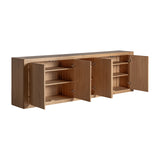Zelzate Natural Oak Wood Sideboard