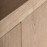 Zelzate Natural Oak Wood Sideboard