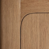 Zelzate Natural Oak Wood Sideboard