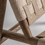 Larreule Oak Wood Armchair