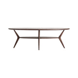 Terborg Ash Wood Oval Coffee Table