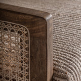 Romarand Mango Wood & Wicker Armchair