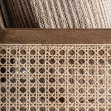 Romarand Mango Wood & Wicker Armchair