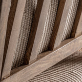 Romarand Mango Wood & Wicker Armchair