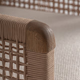 Trena Recycled Teak Wood Outdoor Armchair