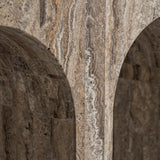 Viaud Travertine Console Table