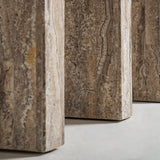 Viaud Travertine Console Table