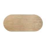 Thiennes Travertine Oval Dining Table - 220cm