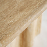 Thiennes Travertine Oval Dining Table - 220cm