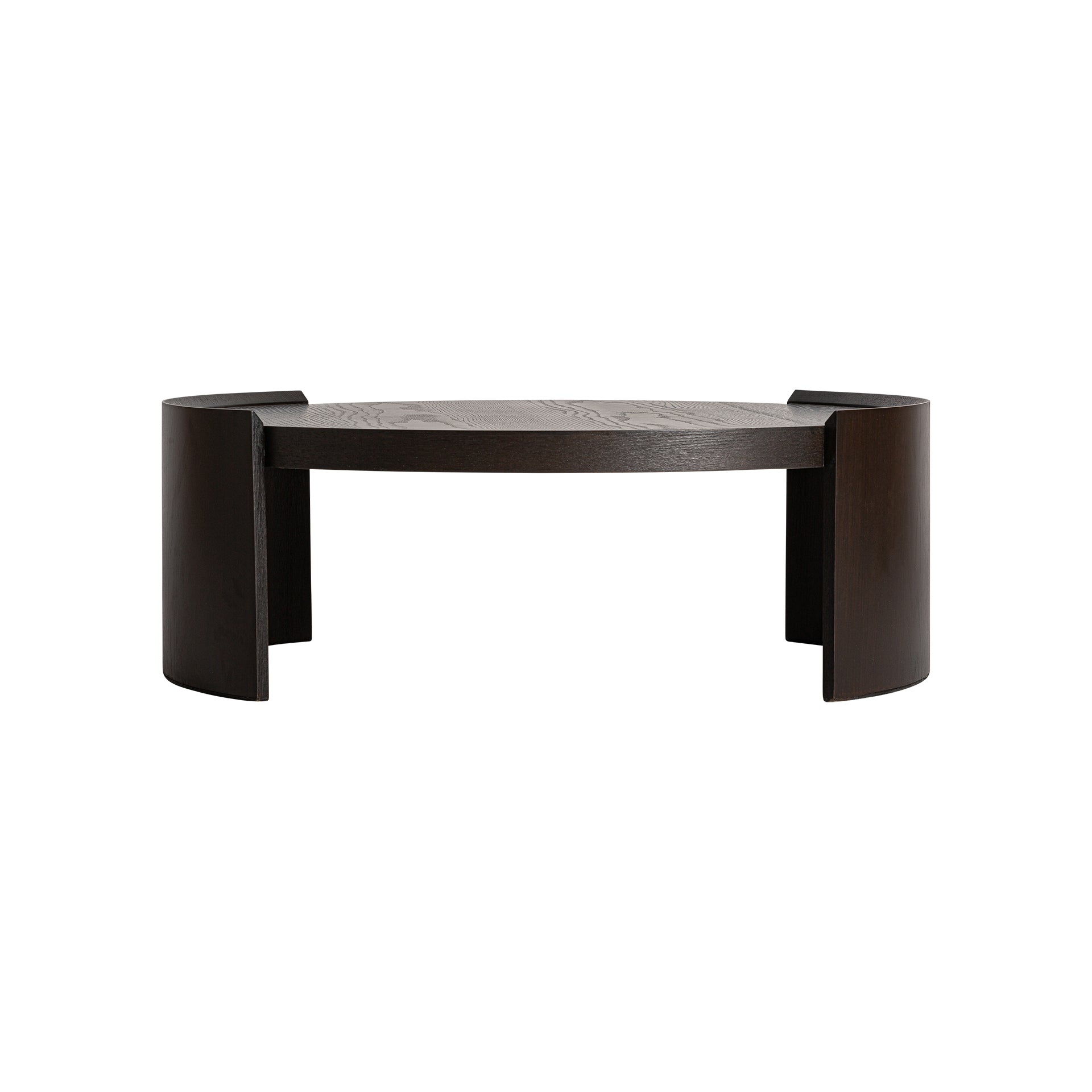 Neuvic Brown Oak Wood Coffee Table