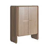 Ussel Light Oak Wood Cabinet