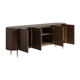 Treignac Brown Oak Wood Sideboard