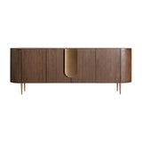 Treignac Brown Oak Wood Sideboard