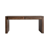 Gibles Brown Mango Wood 2 Drawer Desk