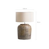 Sigrid Grey Terracotta Table Lamp