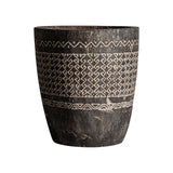 Nantua Palm Wood Plant Pot
