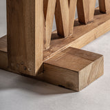 Viriat Teak Wood Room Divider