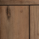 Louhans Teak Wood Bookcase