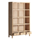 Brecey Recycled Elm Tree Wood Modular Bookcase