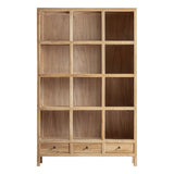 Brecey Recycled Elm Tree Wood Modular Bookcase