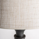 Meyze Terracotta Table Lamp Linen Shade