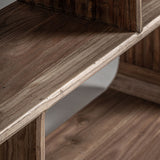 Gloucester Recycled Elm Tree Wood Bookcase