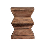 Breive Recycled Pine Wood Stool