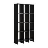 Nara Mango Wood Bookcase Black