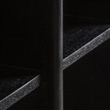 Nara Mango Wood Bookcase Black