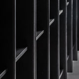 Nara Mango Wood Bookcase Black
