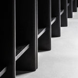 Nara Mango Wood Bookcase Black