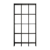 Nara Mango Wood Bookcase Black
