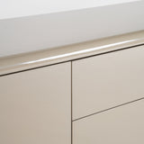 Zorbig Off White Gloss Low Sideboard