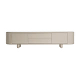 Zorbig Off White Gloss Low Sideboard