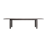 Buken Black Ash Wood Extending Dining Table