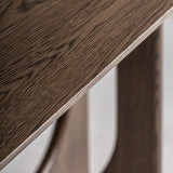 Lennik Brown Ash Wood Dining Table